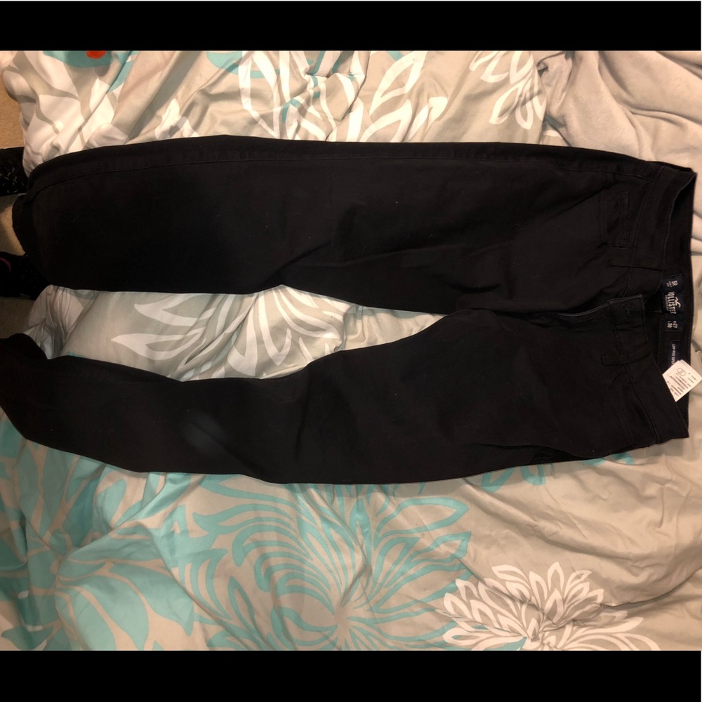Black khaki pants